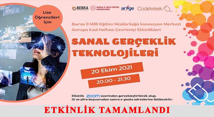 LİSE ÖĞRENCİLERİ İÇİN SANAL GERÇEKLİK TEKNOLOJİLERİ