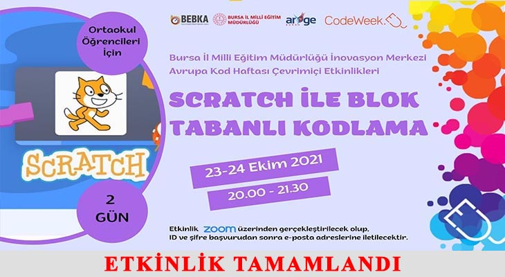 ORTAOKUL ÖĞRENCİLERİ İÇİN SCRATCH İLE BLOK TABANLI KODLAMA