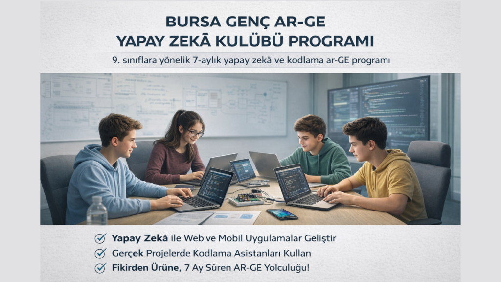 BURSA GENÇ AR-GE YAPAY ZEKA KULÜBÜ PROGRAMI 